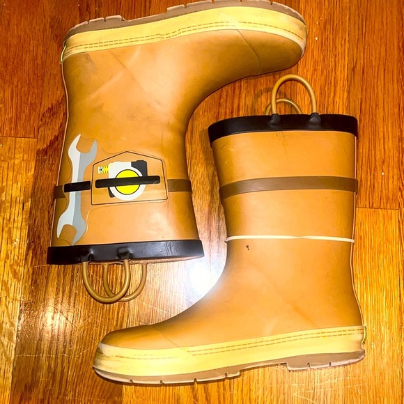 Western Chief Happy Helper Chestnut boots / Rain kids size 2US/ 1UK EUR33 - Picture 1 of 11